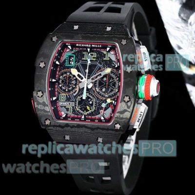 High Replica Richard Mille Chronograph RM65 01 Carbotech Case Watch